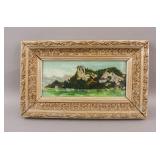 European Oil on Board Signed Unknown 
