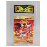 2017 NFL Rookie Patrick Mahomes II LOC