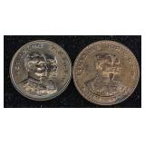 1966 & 1978 Two Bangkok  Asian Games Coins