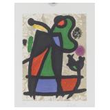 Joan Miro Spanish Surrealist Signed Litho EA