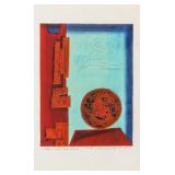 Hiroyuki Tajima 1911-1984 Japanese Sign Woodblock