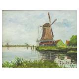 French Impressionist Oil on Board DURAND-RUEL