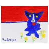 George Rodrigue American Acrylic on canvas