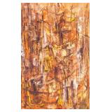 Zhong Sibin Chinese Modernist Oil on Canvas