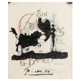 Pablo Picasso Spanish Cubist Ink on Paper