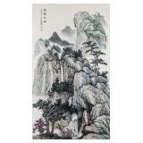 Liang Shiyu b.1945 Chinese Watercolor Landscape