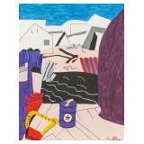 Stuart Davis American Abstract Acrylic on Canvas