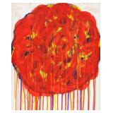 Cy Twombly American Abstract Oil on Canvas