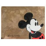 Andy Warhol US Pop Mixed Media Mickey Mouse