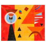 Wassily Kandinsky Russian Abstract Oil on Canvas