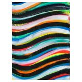 Sol Lewitt American Modernist Oil on Canvas