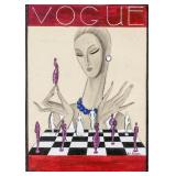 Georges Lepape French Oil & Pencil Vogue 1929