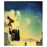 Salvador Dali Spanish Surrealist Signed Litho EA