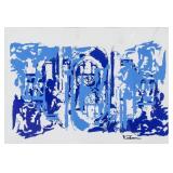 Emilio Vedova Italian Modern Mixed Media Paper