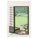 Kiyoshi Nagai 1911-1984 Japanese Signed Woodblock