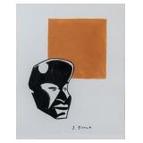 Julius Evola Italian Pop Art Mixed Media/Paper