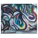 Rudolf Bauer German Abstract Gouache on Paper