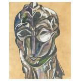 Naum Gabo British-Russian Constructivist Gouache