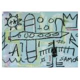 Jean-Michel Basquiat US Neo-Expressionist Mixed