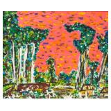 Arie Smit Indonesian Modernist Oil on Canvas