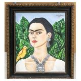 Frida Kahlo Mexican Acrylic 1945 Julien Levy
