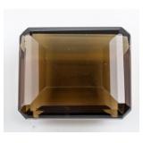 105.05ct Emerald Cut Natural Smoky Quartz AGSL