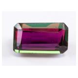 8.20ct Emerald Cut Natural Mystic Quartz AGSL