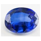 11.25ct Oval Cut Blue Natural Kasmiri Sapphire GGL