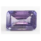 11.40ct Emerald Cut Purple Natural Sapphire GGL