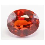 12.90ct Oval Cut Natural Padparadscha Sapphire GGL