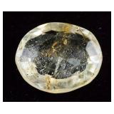 5.05ct Oval Cut Yellow Natural Sapphire GGL