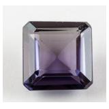 6.05ct Emerald Cut Blue Natural Sapphire AGSL