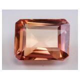 7.25ct Emerald Yellow Pink Natural Sapphire ASGL