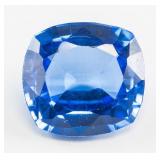 8.15ct Cushion Cut Blue Natural Sapphire GGL
