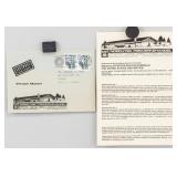 Two Danish 60 Ore Stamps with Envelope