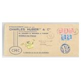 5 Assorted French Stamps w/ Envelope