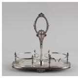 19th C. British PP&S Sterling Silver Cruet Set