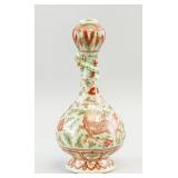 Chinese Wucai Porcelain Dragon Vase