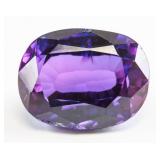 11.65ct Oval Cut Purple Natural Alexandrite GGL