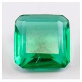 8.65ct Emerald Cut Green Emerald GGL Certificate