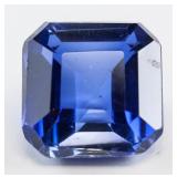 10.55ct Emerald Cut Blue Natural Sapphire GGL