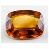 9.00ct Cushion Cut Yellow Natural Sapphire GGL