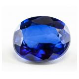 9.40ct Oval Cut Blue Natural Sapphire GGL