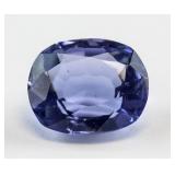 5.85ct Oval Cut Blue Natural Tanzanite GGL