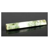 Chinese Green and White Jade Lingguan