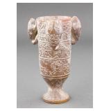 Chinese Old Dynasty Hetian Red Jade Carved Cup