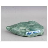 Chinese Green Hardstone Boulder