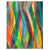 Sol LeWitt American Minimialist Oil on Canvas