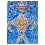 Gaston Chaissac French Modernist Mixed Media Paper