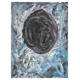 Antoni Tapies Spanish Modernist Oil on Panel